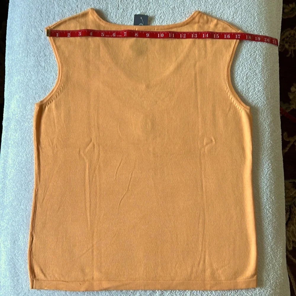 Orange Beaded Knit Top - Picture 7 of 10